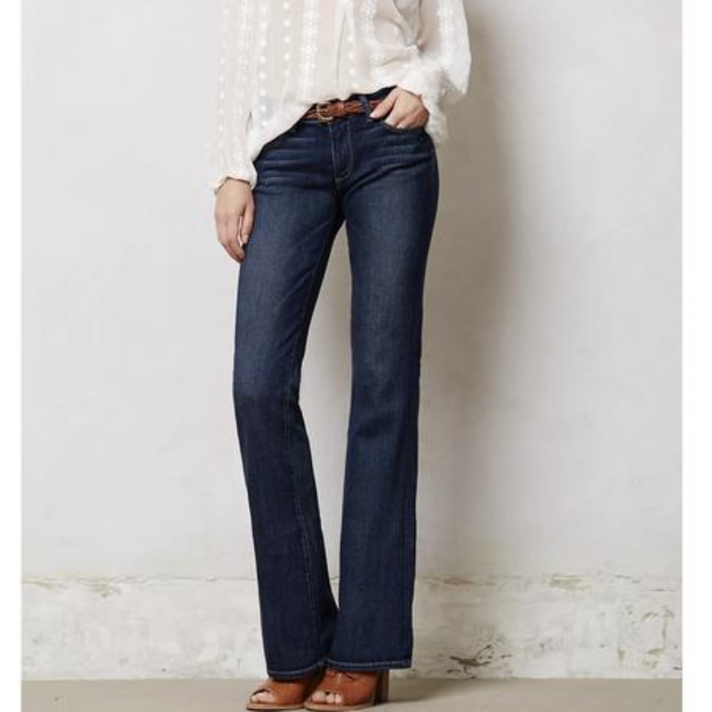 Paige Darkwash Skyline Boot Jeans - Size 27